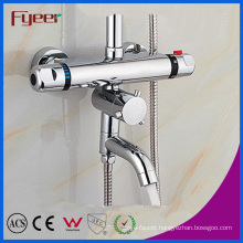 Fyeer Attractive Solar Thermostatic Bath Shower Faucet with Diverter